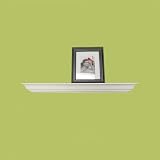36 x 3.5'' x 2.5'' Emery Displaying Mantel Ledge Shelf White by Ennospace