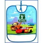 Disney Cars 1st Birthday Bib 1ct