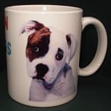 Review The Moneyman  / American Bulldog DOG MUG