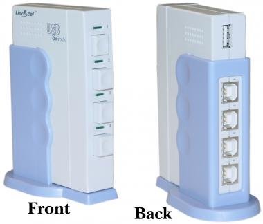 Best Price 4 PC to 1 USB 2.0 Device ABCD Switch Box (Printer, Scanner etc.,)