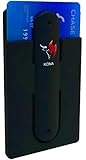BEST PHONE CREDIT CARD HOLDER CASE by KONA&reg; - Universal Silicone Stick On Credit Card Holder With Phone Stand - Fits Apple iPhone 6, 6 Plus, 5s, 5, 4, iPad Air, iPad Mini, Sony Xperia Z3, Samsung Galaxy S5, S4, S3, Note 3, 2, 1, Ipod Touch, LG, Windows Phones, Nexus, Kindle - FREE 1 YEAR REPLACEMENT