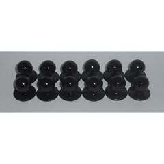 12 Kugelkn�pfe f�r Kochjacken und B�ckerjacken Schwarz