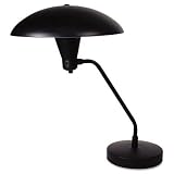 Desk Lamp, Modern, Angled Arm, 20H, Black