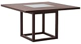 Review Home Decorators Collection  / Murphy Frs Cnt Glss Dining Tbl Ash Veneer Dark Brown