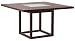 Murphy Frs Cnt Glss Dining Tbl Ash Veneer Dark Brown