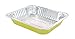 KitchenDance Disposable Colored Aluminum Half Size Steam Table Pans- Color Options (25 Count Pack, Gold)