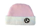 Pink Soccer Ball Baby Hat