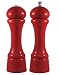 8 Inch Candy Apple Red Pepper Mill & Salt Shaker Set