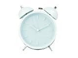 Karlsson Alarm Clock Twin Bell Nude Station Medium White Kitchen & Housewares