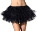 Leg Avenue Pokadot Petticoat 83452 (BLACK,One Size)