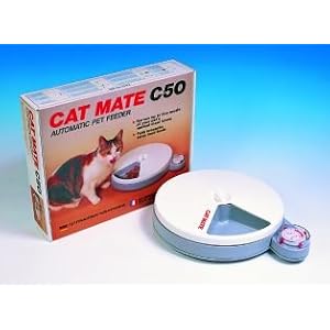 Cat Mate - C50 - Automatic 5 Meal Pet Feeder With 96 Hour Timer