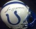 Johnny Unitas signed Football Mini Helmet (Baltimore Colts)
