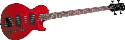 Epiphone Limited Edition Les Paul Special Bass with Flame Maple Top Transparent Red