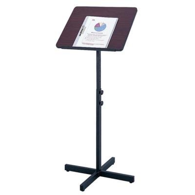 audio furniture with speaker stands-Safco Adjustable Speaker Stand Mahogany Images