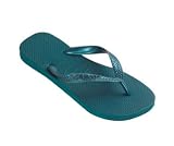 Havaianas Flip Flops Slippers * Metallic Dark Green * New 08 US 4/5 * 08 Newest Collection - We Have Large Selections! *