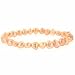 Genuine Freshwater Cultured Biwa Peach Pearl Stretch Bracelet