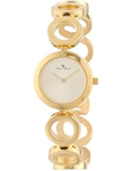 Lucien Piccard Womens LP-100007-YG-10  Gold Tone Dial Gold Tone Ion-Plated Stainless Steel Watch