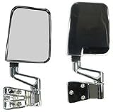 Jeep Wrangler Chrome Side Mirrors