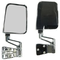 Jeep Wrangler Chrome Side Mirrors
