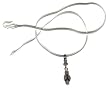 Silver Locket Pendant Rosequartz Gemstone Jewelry 1.75 inches (gpndt044)