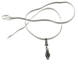 Silver Locket Pendant Rosequartz Gemstone Jewelry 1.75 inches (gpndt044)