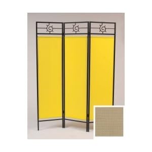 Sunsational Black Frame Screen - Sand Fabric (Sand) (71.5h x 55w x 12d) by 
