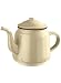 Kitchen & Housewares : Cream Enamel 1ltr Teapot