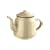 Enamel 12cm 1 Litre Traditional Rustic Teapot - Cream