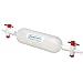 Bel-Art Scienceware 199530000 Polypropylene Gas Sampling Bulb with Straight Bore Stopcock Ends, 2" OD x 12-1/2" Length, 250cc Capacity
