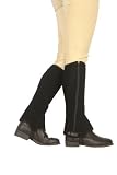 Dublin Easy Care Half Chaps Child Large Black