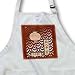 Chinese Lantern Happy New Year in Chinese 2012 - BLACK Full Length Apron With Pockets 22w X 30l