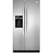 Whirlpool: WSF26D4EX 26.4 cu. ft. Side by Side Refrigerator with MicroEtch Spill Control Glass Shelv