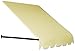 Awntech 8-Feet Dallas Retro Window/Entry Awning, 56-Inch Height by 48-Inch Diameter, Light Yellow