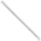 14K White Gold Mens Bracelet