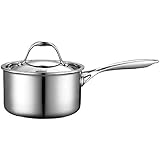 Cooks Standard Multi-Ply Clad Stainless-Steel 1-1/2-Quart Covered Sauce Pan