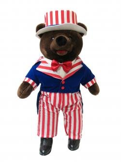 31ZoIQdKCSL Stuffed 20 teddy bear in Uncle Sam Suit