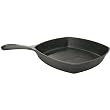 Bayou Classic 7436, 12" Cast Iron Square Skillet