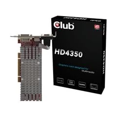 Club 3D ATI Radeon HD 4350 Grafikkarte (PCI, 512MB GDDR2 Speicher, DVI, HDMI)