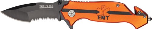 Tac Force TF-715EM Tactical Assisted Opening Folding Knife 4.5-Inch Closed Tac Force TF-715EM Tactical Assisted Opening Folding Knife 4.5-Inch Closed