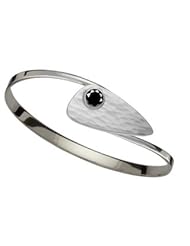 Ed Levin, Copenhagen Swing Bracelet, Black Onyx, .925 Sterling Silver & 14K Gold, Sizes S - L, Expandable
