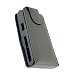 Black Vertical Clip on Flip Case for Sony Ericsson Satio