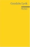 Geistliche Lyrik - 