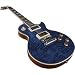 Gibson Custom Les Paul Class 5 Quilt Top Electric Guitar Transparent Blue