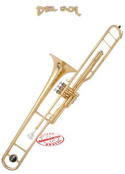 Del Sol Piston Valve Trombone Lacquer, AVA112-10-5L