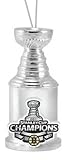 Boston Bruins 2011 Champions Stanley Cup Shaped Christmas Ornament