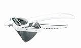 Metaltex Mr. Mash Profesional Potato Ricer with Built in Pan Rest, Stainless Steel
