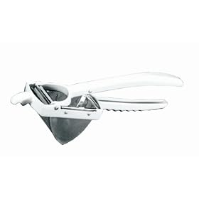 Metaltex Mr. Mash Profesional Potato Ricer with Built in Pan Rest, Stainless Steel