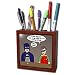 Search : Rich Diesslins Funny General Cartoons - Super Hero Parody with Batman and Robin at the bar - Tile Pen Holders-5 inch tile pen holder