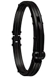 Black Ion Plated Stainless Steel Cuff Bracelet