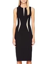 Material: Polyamide /Spandex 
Occasion: Formal  Party Dress  
Dress Length: Knee Length  
Dress Silhouette: Bodycon  
Shoulder: Sleeveless  
Skirt: Pencil Skirt 
Size Category: Adult 
